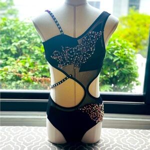 Custom Black Embellished Women's Small